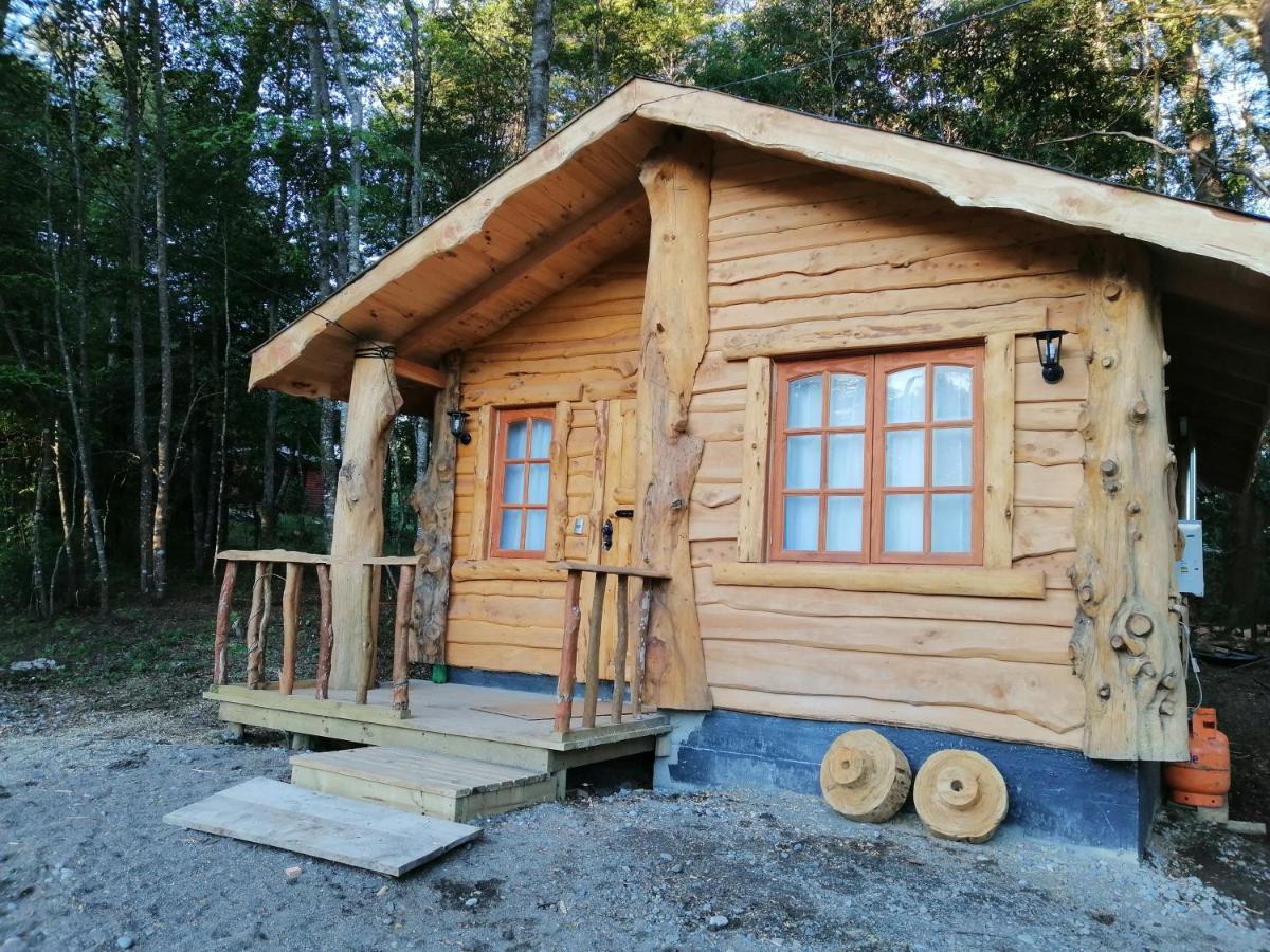 Cabanas Los Canelos Hermosa Granja En פוקון מראה חיצוני תמונה